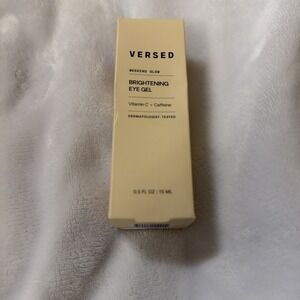 Versed Weekend Glow Brightening Eye Gel Vitamin C Caffeine Niacinamide 0.5oz